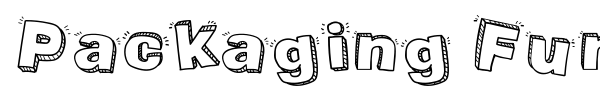 Packaging Funny font preview